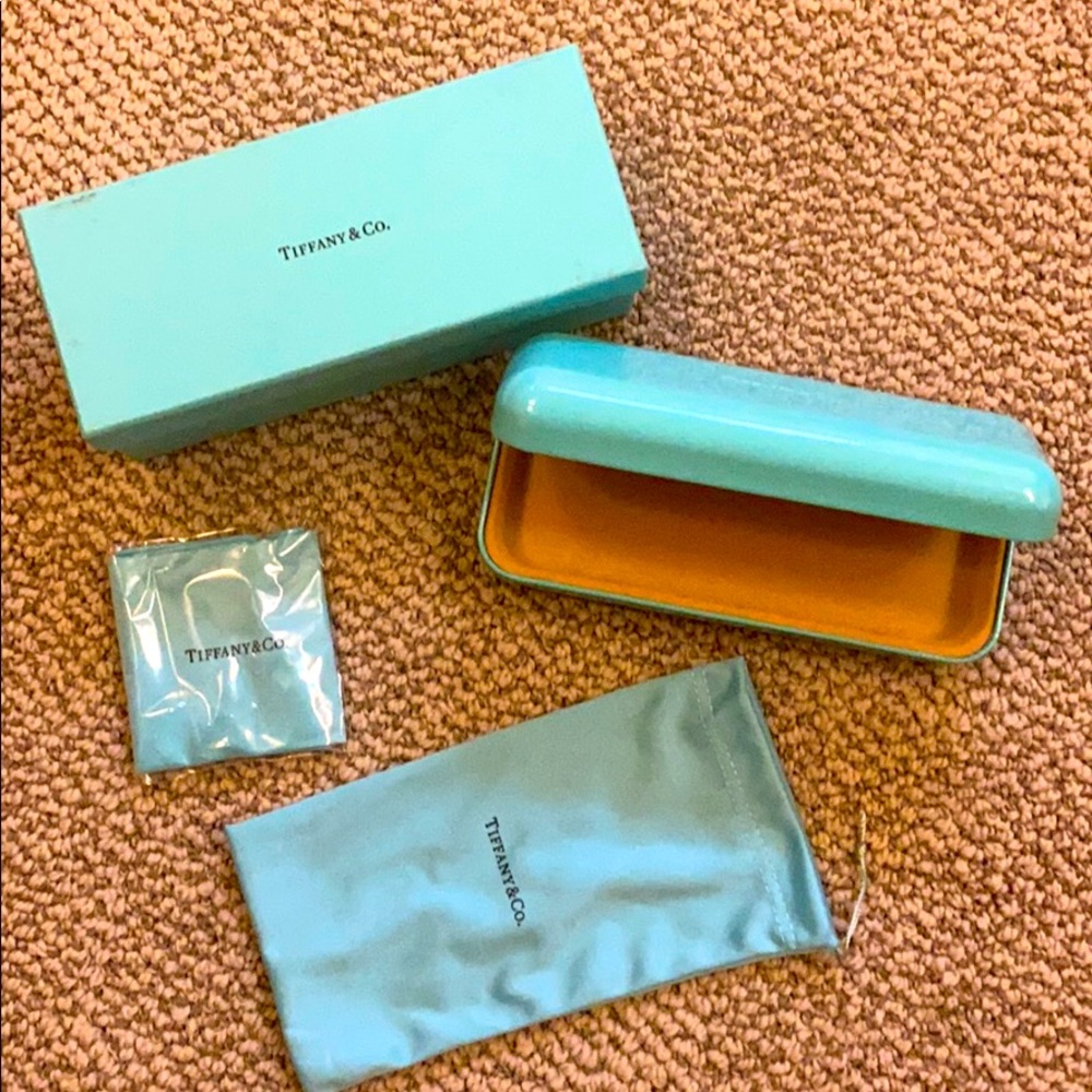 Tiffany & Co. Glasses case and cleaning cloth